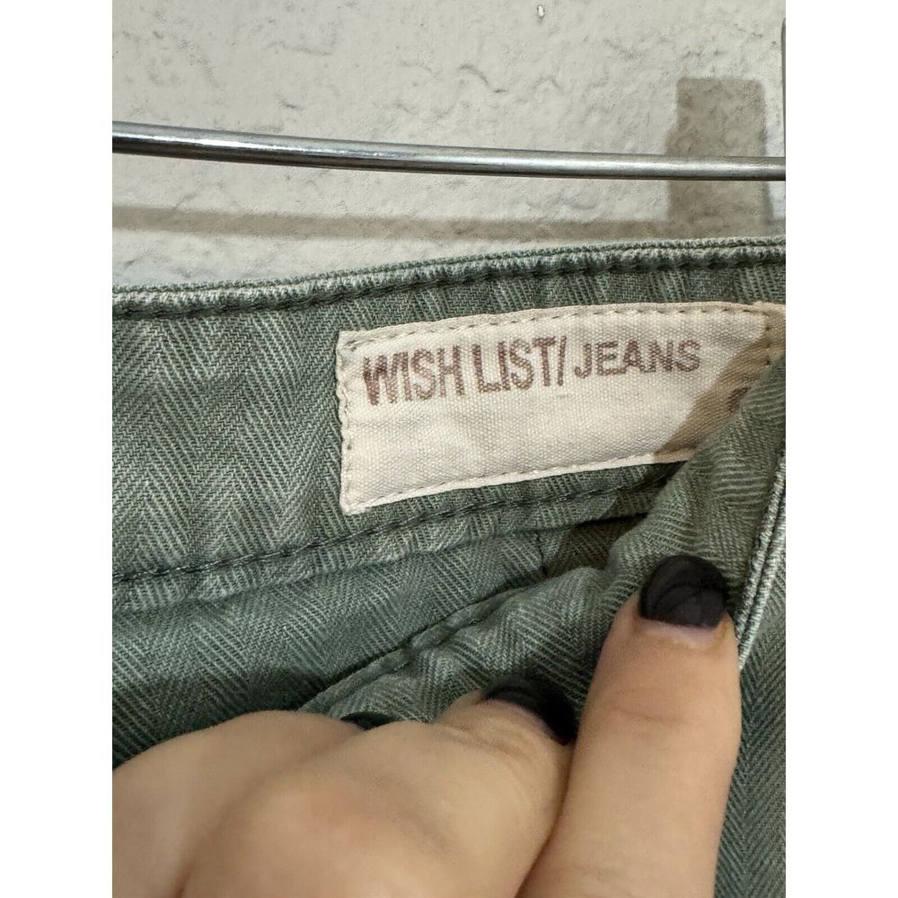 Wishlist Wide Leg Pants Womans size Small‎ Green Amy Solid Casual Pants Boutique - Picture 2 of 4